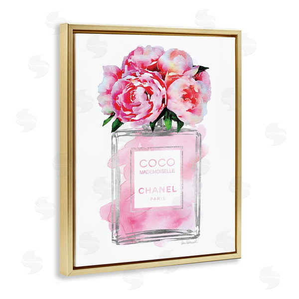 Stupell Industries Amanda Greenwood | Glam Perfume Bottle With Roses