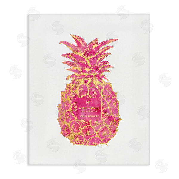 stupell industries Amanda Greenwood | Glam & Pink Pineapple Wall Art
