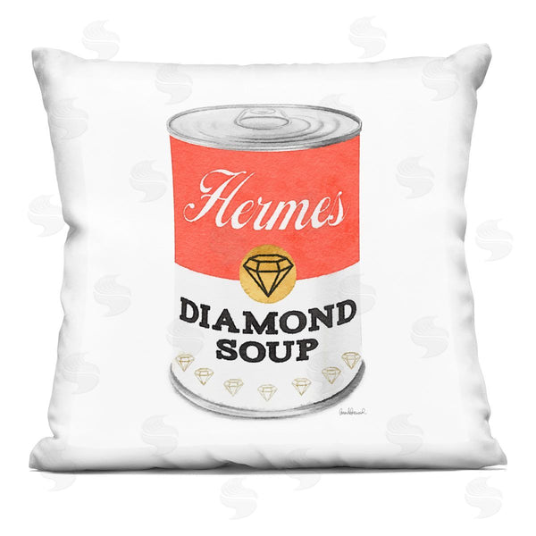 stupell industries Amanda Greenwood | Glam Pop Soup Can Printed Throw Pillow