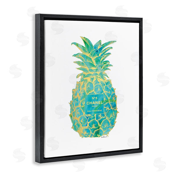 Stupell Industries Amanda Greenwood | Green Glam Brand Pineapple Wall Art
