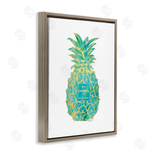 Stupell Industries Amanda Greenwood | Green Glam Brand Pineapple Wall Art
