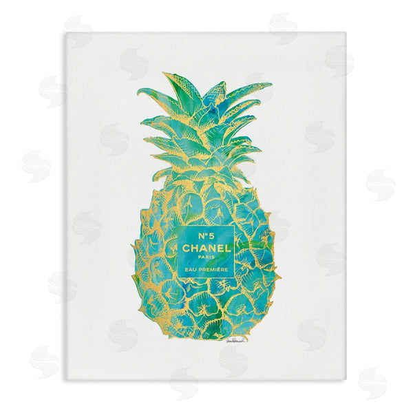 stupell industries Amanda Greenwood | Green Glam Brand Pineapple Wall Art
