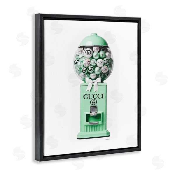 Stupell Industries Amanda Greenwood | Green Glam Gumball Machine