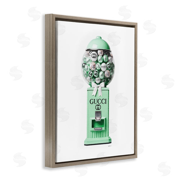 Stupell Industries Amanda Greenwood | Green Glam Gumball Machine