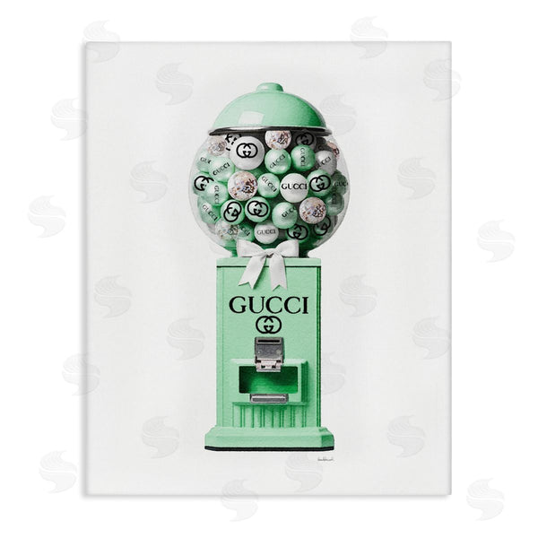 stupell industries Amanda Greenwood | Green Glam Gumball Machine