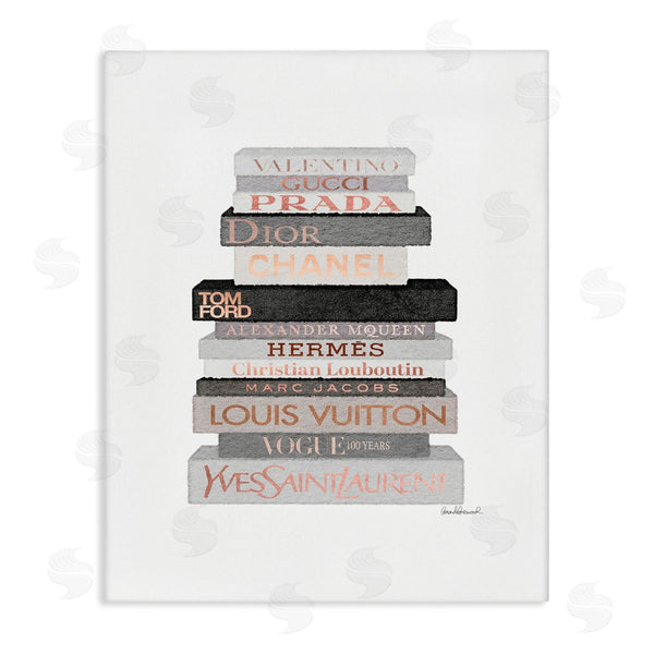 stupell industries Amanda Greenwood | Grey & Peach Bookstack