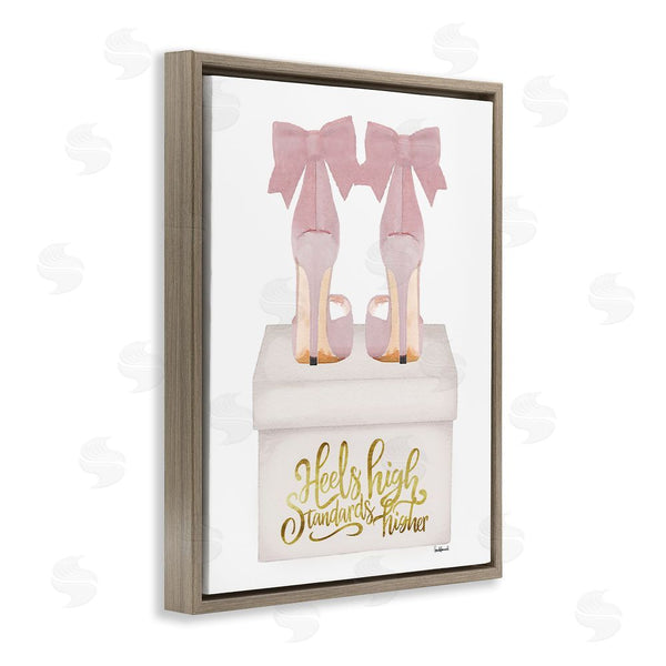 Stupell Industries Amanda Greenwood | Heels High Pink Phrase Wall Art