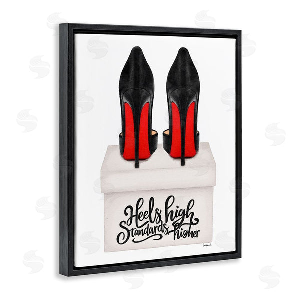 Stupell Industries Amanda Greenwood | Heels High Standards Higher Wall Art