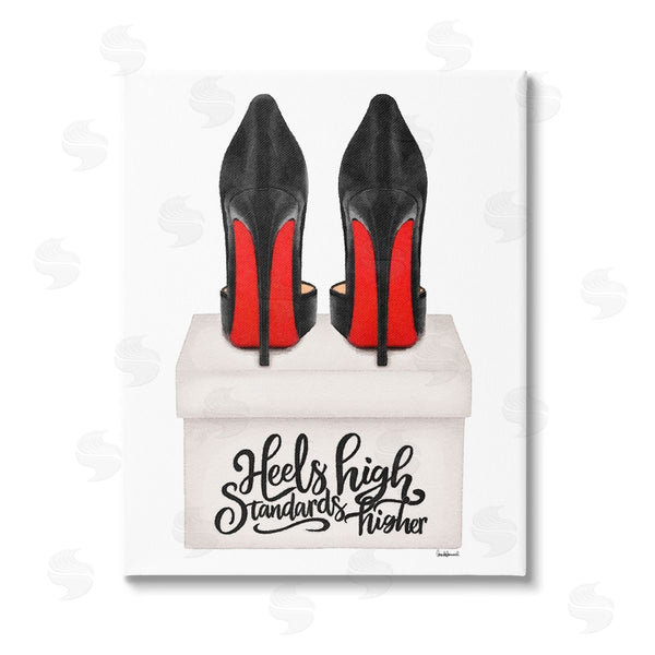 stupell industries Amanda Greenwood | Heels High Standards Higher Wall Art