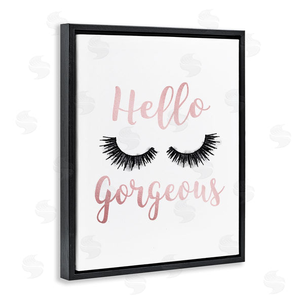 Stupell Industries Amanda Greenwood | Hello Gorgeous Black Eyelashes
