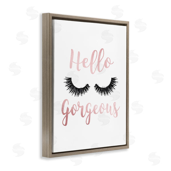 Stupell Industries Amanda Greenwood | Hello Gorgeous Black Eyelashes
