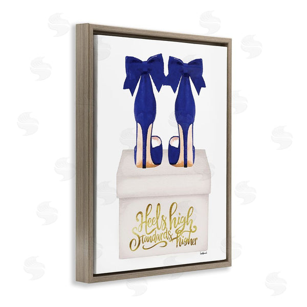Stupell Industries Amanda Greenwood | High Standards Blue Heels Wall Art