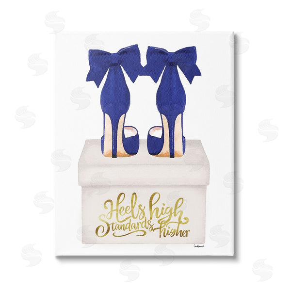 stupell industries Amanda Greenwood | High Standards Blue Heels Wall Art