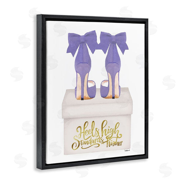 Stupell Industries Amanda Greenwood | High Standards Purple Heels Wall Art