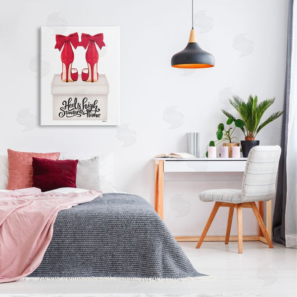 Stupell Industries Amanda Greenwood | High Standards Red Heels Wall Art