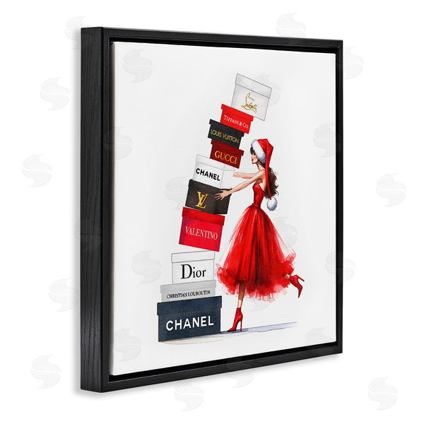 stupell industries Amanda Greenwood | Holiday Glam Shopping Boxes