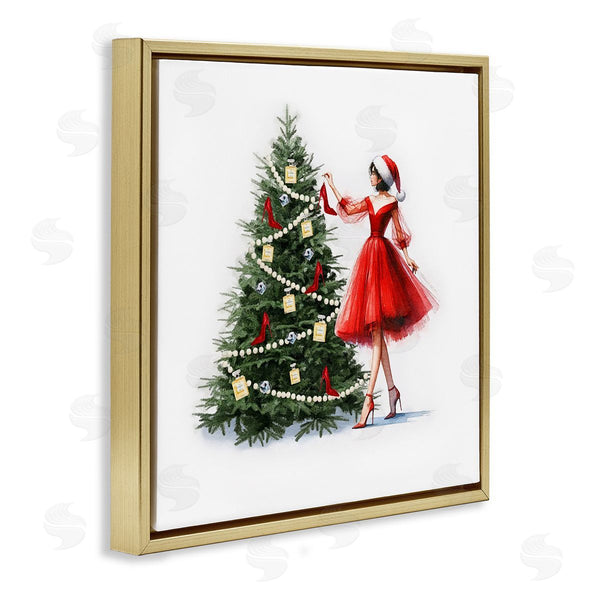 Stupell Industries Amanda Greenwood | Holiday Tree Glam Accessories