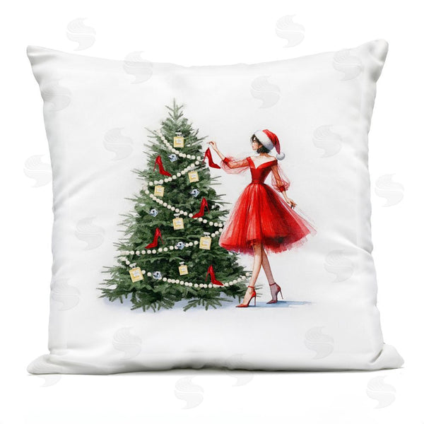 Stupell Industries Amanda Greenwood | Holiday Tree Glam Accessories Printed Throw Pillow
