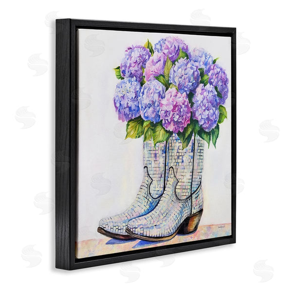Stupell Industries Amanda Greenwood | Hydrangea Filled Cowgirl Boots