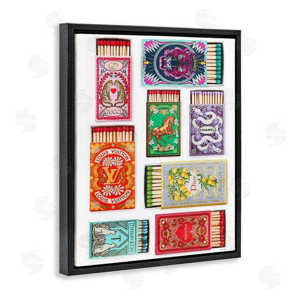 Stupell Industries Amanda Greenwood | Iconic Fashion Brands Matchboxes