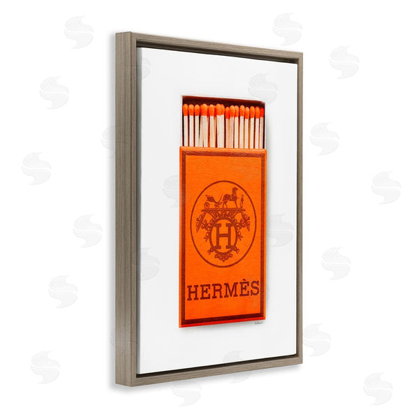 Stupell Industries Amanda Greenwood | Iconic Orange Glam Matchbox