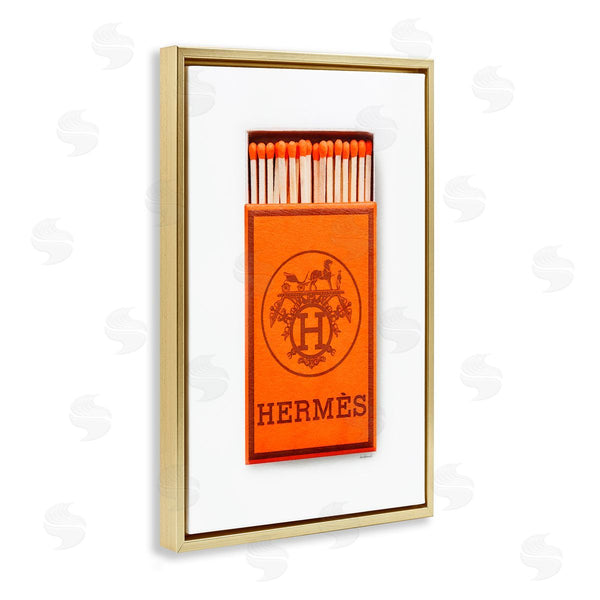 Stupell Industries Amanda Greenwood | Iconic Orange Glam Matchbox