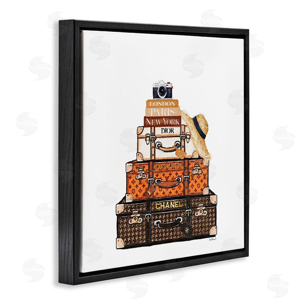Stupell Industries Amanda Greenwood | Iconic Travel Suitcases