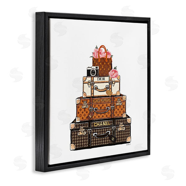 Stupell Industries Amanda Greenwood | Luggage With Flowers & Camera