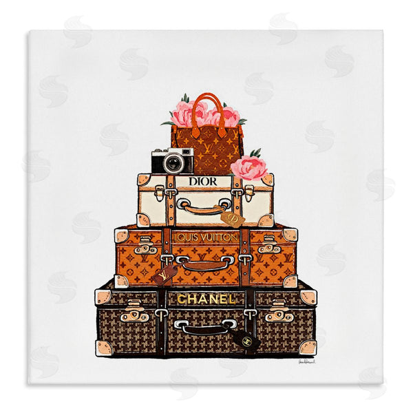 stupell industries Amanda Greenwood | Luggage with Flowers & Camera