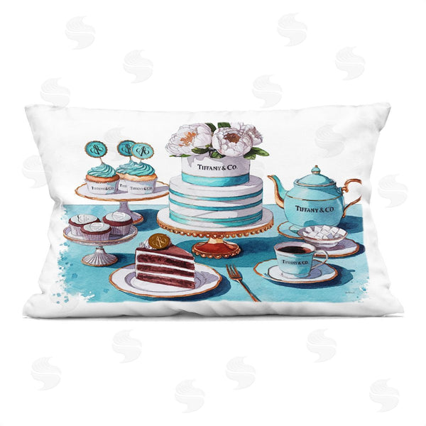 stupell industries Amanda Greenwood | Luxurious Glam Dessert Spread Printed Throw Pillow