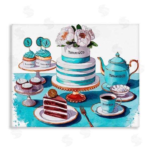 stupell industries Amanda Greenwood | Luxurious Glam Dessert Spread Wall Art