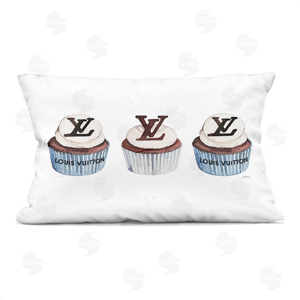 stupell industries Amanda Greenwood | Luxury Bakery Cupcake Trio Printed Throw Pillow