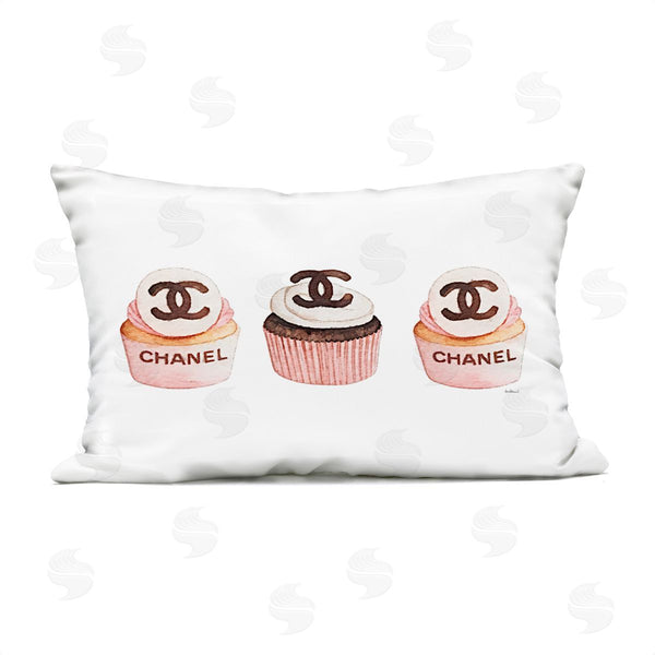 Stupell Industries Amanda Greenwood | Luxury Fashion Cupcake Trio Printed Throw Pillow