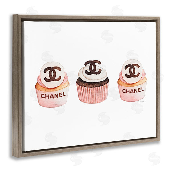 Stupell Industries Amanda Greenwood | Luxury Fashion Cupcake Trio Wall Art