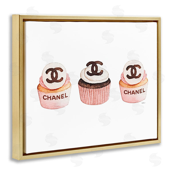 Stupell Industries Amanda Greenwood | Luxury Fashion Cupcake Trio Wall Art