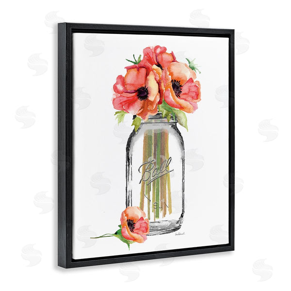 Stupell Industries Amanda Greenwood | Mason Jar Poppies