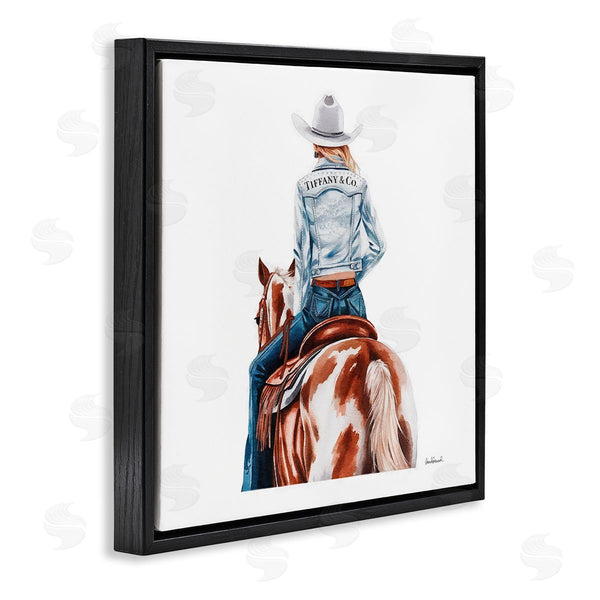 Stupell Industries Amanda Greenwood | Mod Cowgirl On Horse