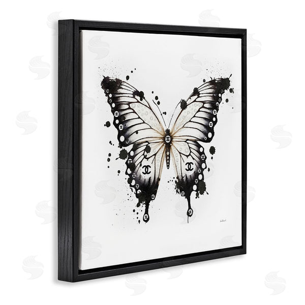 Stupell Industries Amanda Greenwood | Modern Black Butterfly