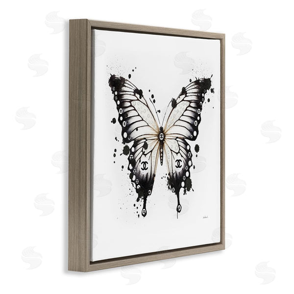 Stupell Industries Amanda Greenwood | Modern Black Butterfly