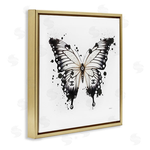 Stupell Industries Amanda Greenwood | Modern Black Butterfly