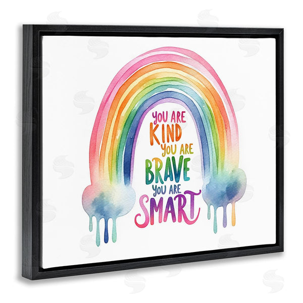 Stupell Industries Amanda Greenwood | Modern Inspirational Rainbow Wall Art