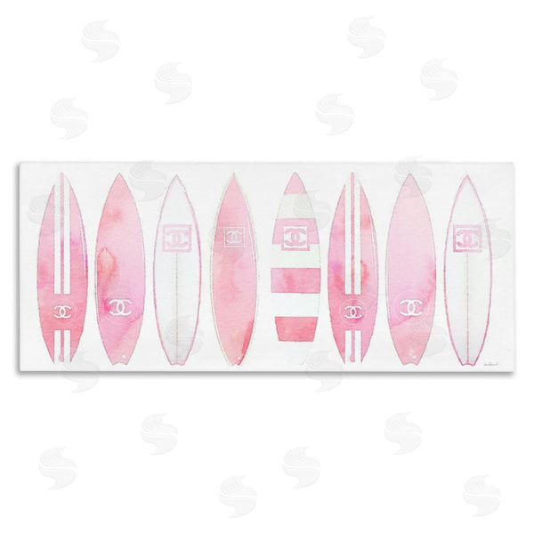 stupell industries Amanda Greenwood | Nautical Glam Fashion Surfboards Wall Art