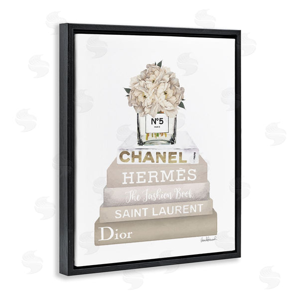 Stupell Industries Amanda Greenwood | Neutral Bookstack Fashion