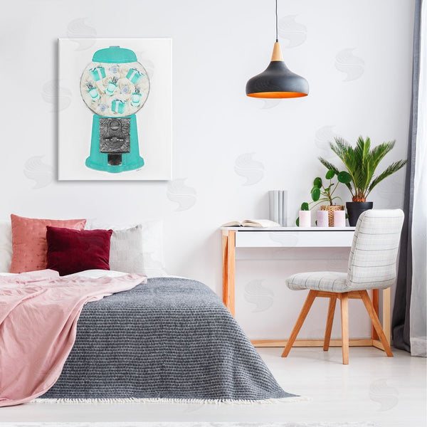 Stupell Industries Amanda Greenwood | Old Fashioned Candy Dispenser Designer Fashion Jewelry Boxes Wall Art