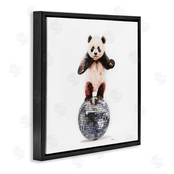 Stupell Industries Amanda Greenwood | Panda Balancing On Disco Ball