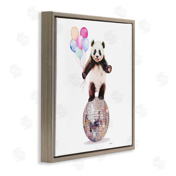 Stupell Industries Amanda Greenwood | Panda & Balloons Disco