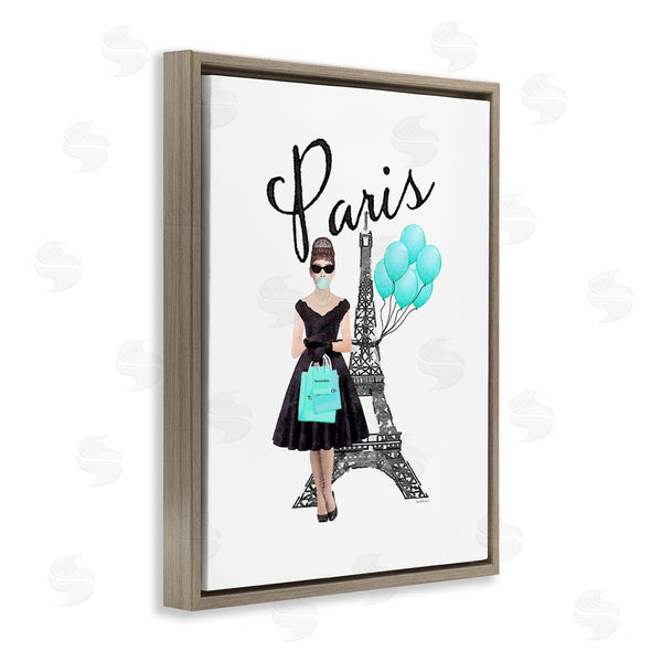 Stupell Industries Amanda Greenwood | Paris Woman Eiffel Tower