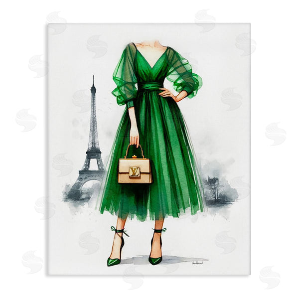 stupell industries Amanda Greenwood | Parisian Girl Fashion Wall Art