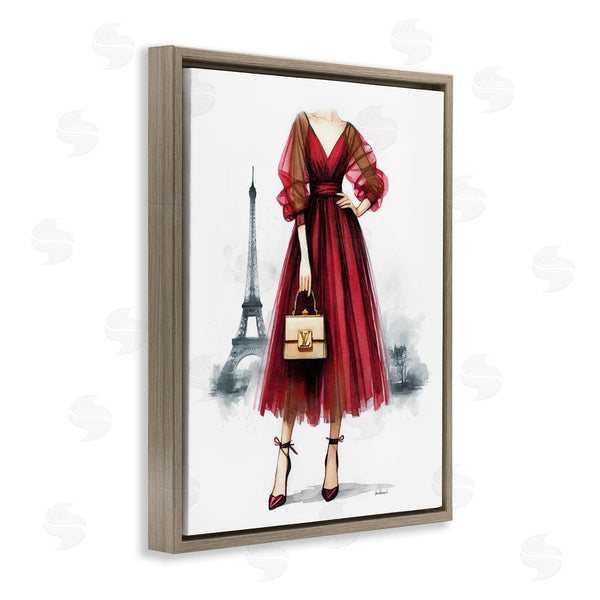 Stupell Industries Amanda Greenwood | Parisian Girl In Dress Wall Art