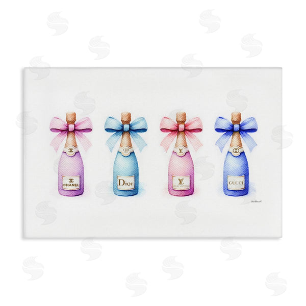 stupell industries Amanda Greenwood | Pastel Champagne Bottles Wall Art